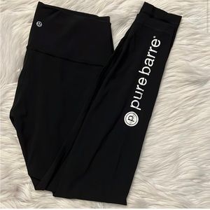 EUC Pure Barre Lululemon Leggings size 2